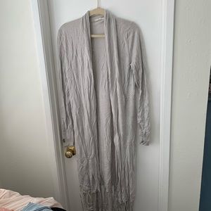 Vici dolls long fringe cardigan